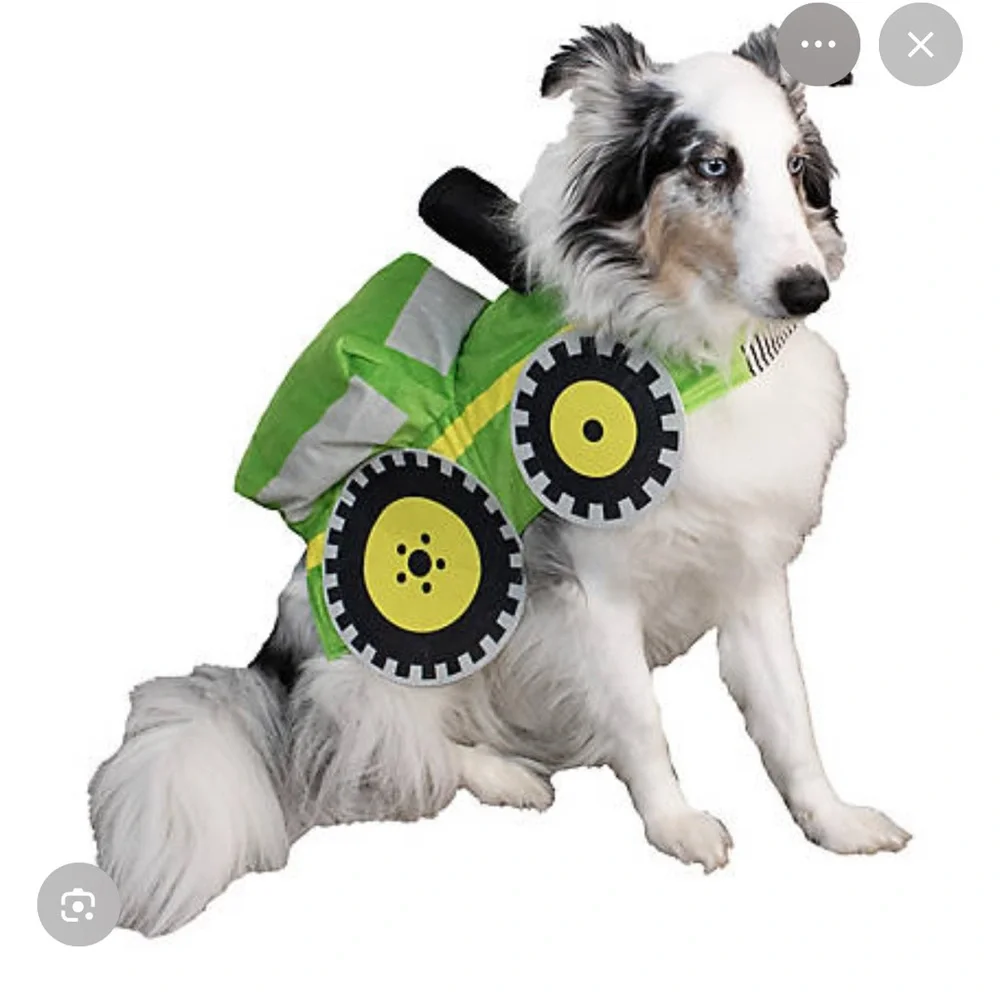 Retriever Tractor Dog Costume‎ SZ M/L NEW